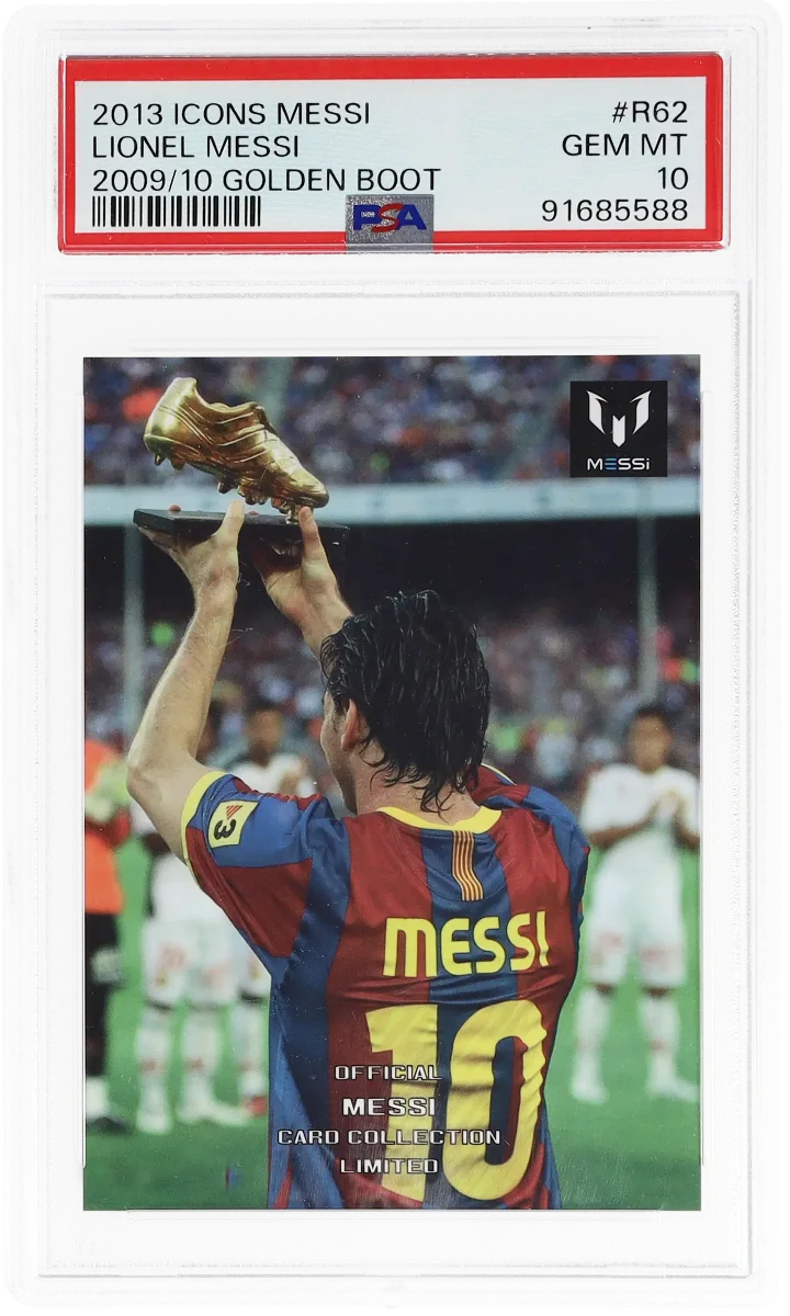 2013 Icons Lionel Messi -  Won his first European Golden Boot in the 2009–10 season