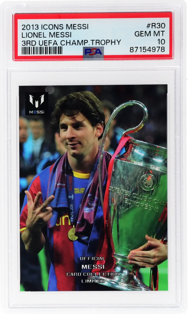 2013 Icons Lionel Messi - Won his 3rd UEFA Champions League Trophy
