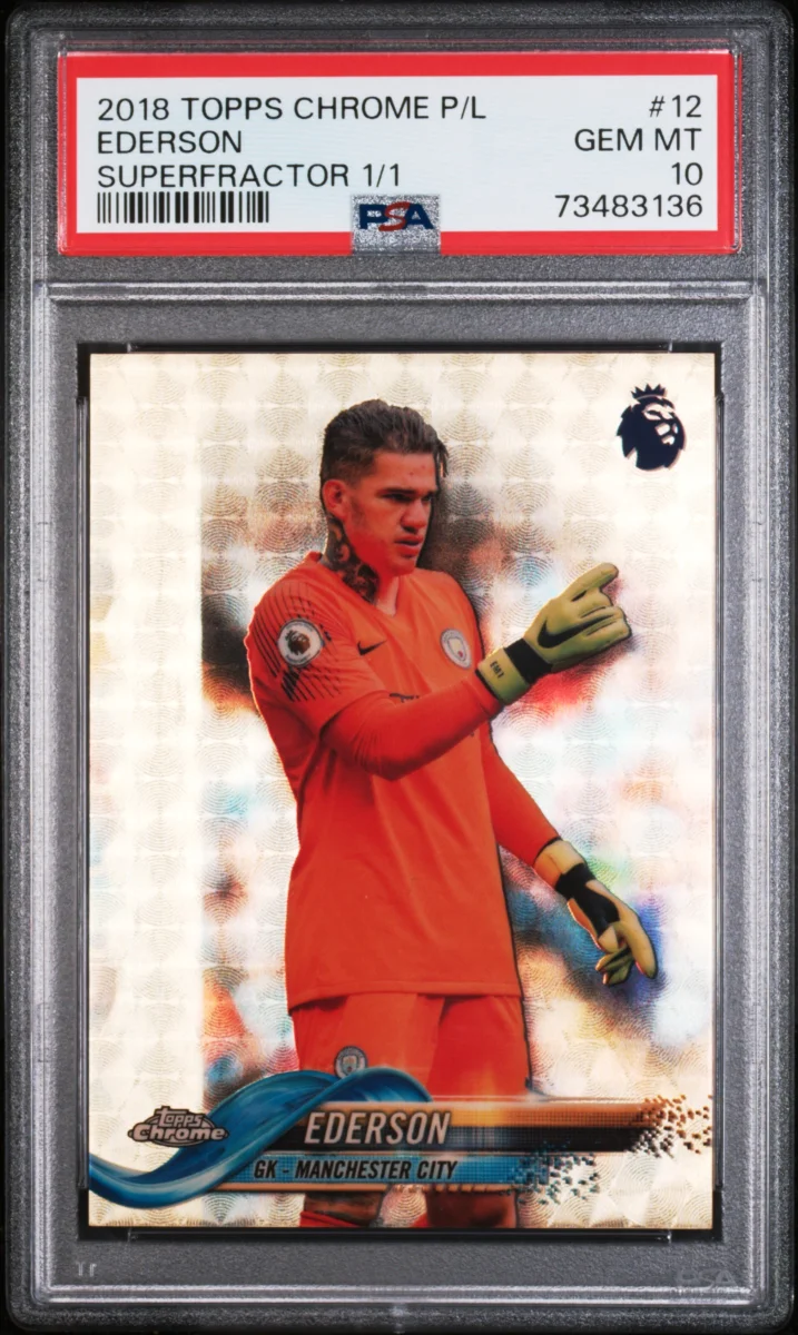 2018 topps chrome ederson superfractor 1/1
