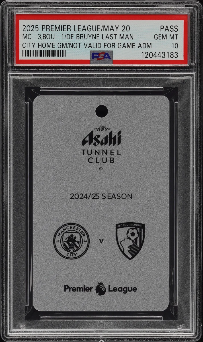 2025 EPL DE BRUYNE LAST HOME GAME PREMIUM CLUB ACCESS MC VS BOU 3-1