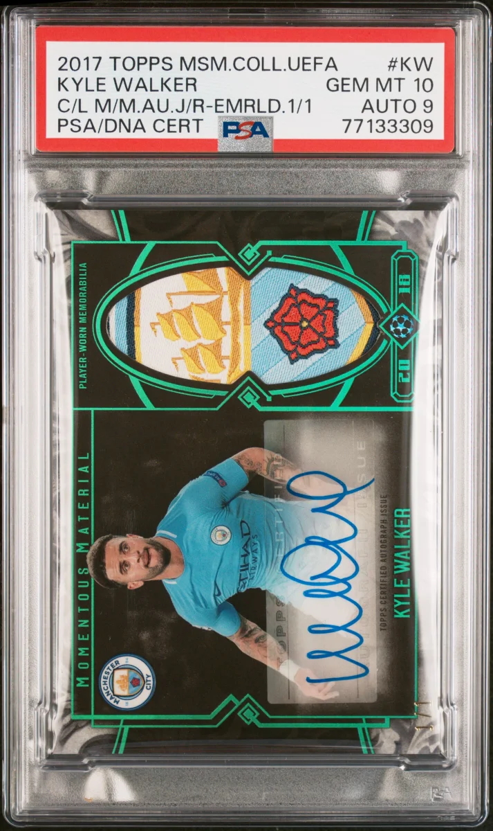 2017 topps museum kyle walker 1/1