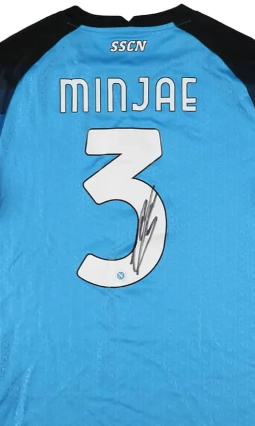 2022 Debut Match Worn Shirt Kim Min Jae — back