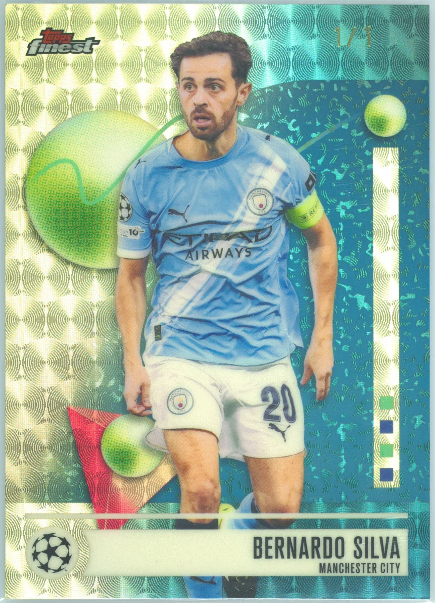 2025 Topps Finest Bernardo Silva 1/1 Superfractor