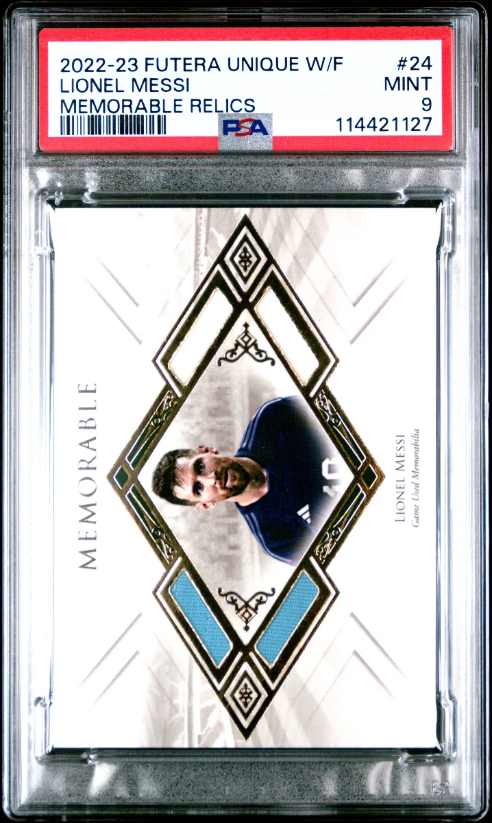 2022-23 Lionel Messi Futera Unique Memorable Relic