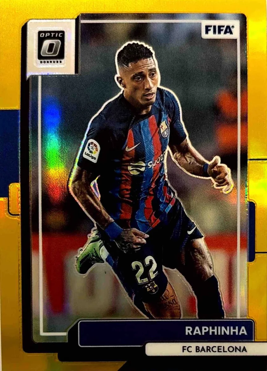 2022-23 Raphinha Donruss Optic Gold
