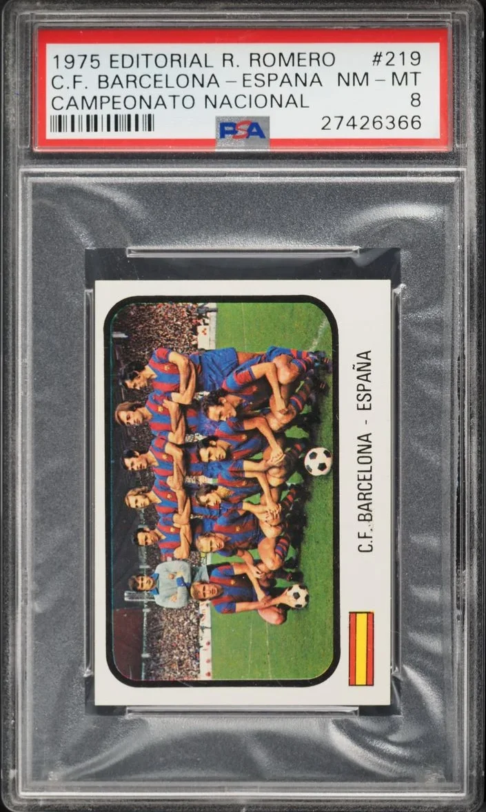 1975 Editorial C.F Barcelona- Espana Campeonato Nacional