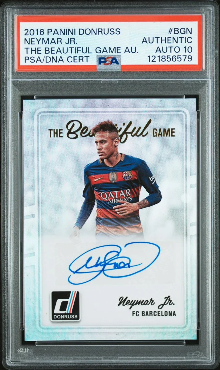 2016 Neymar Jr. Donruss The Beautiful Game Auto