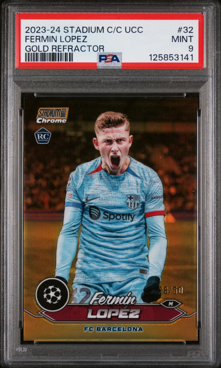 2023-24 Fermin Lopez Stadium Club Gold RC