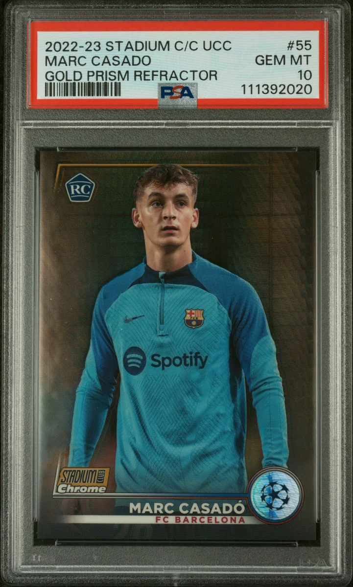 2022-23 Marc Casado Stadium Club Gold Prism RC