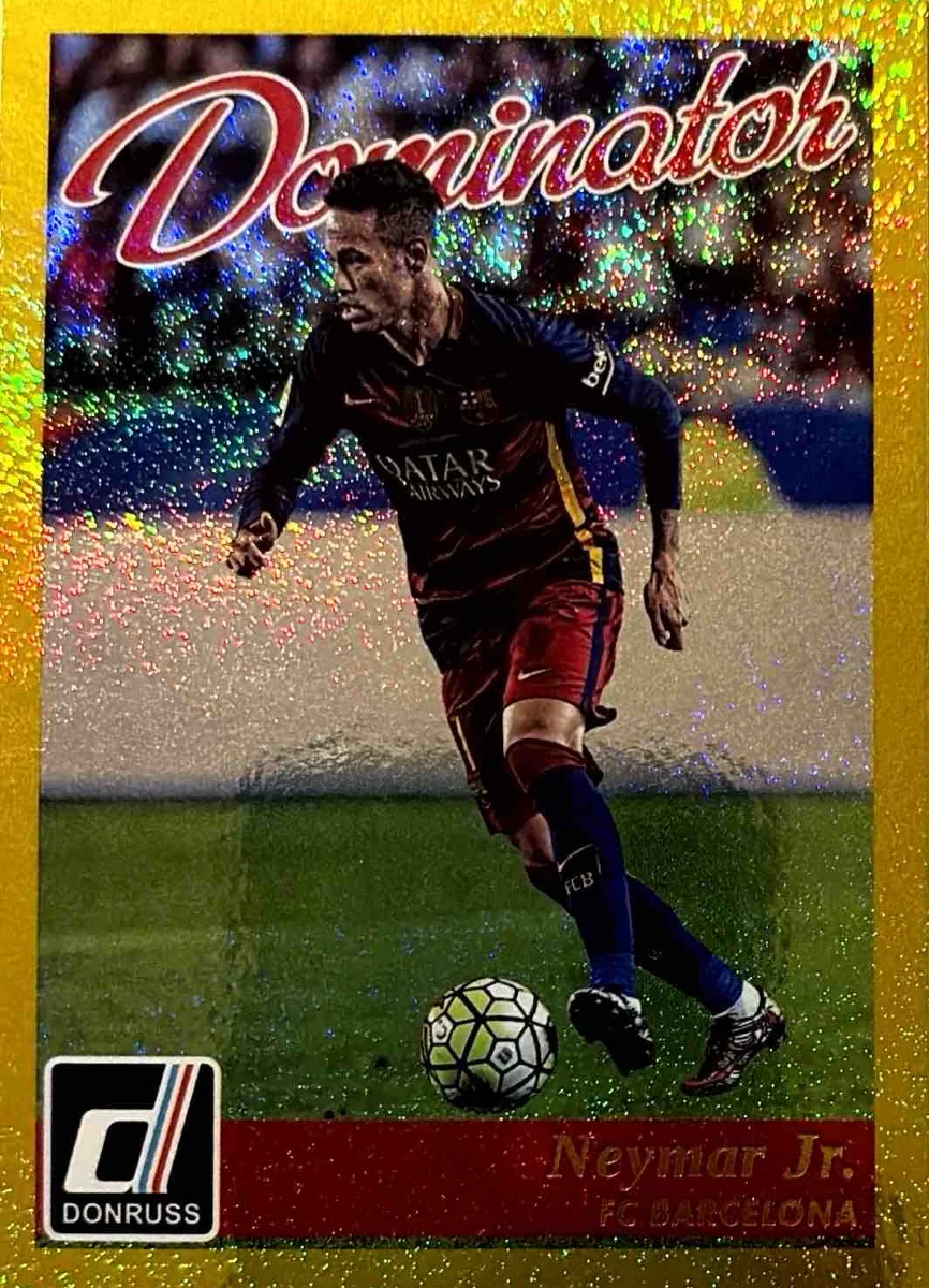 2016 Neymar Donruss Dominators Gold