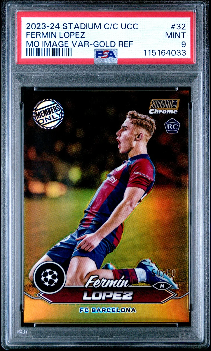 2023-24 Fermin Lopez Stadium Club MO Image Gold RC