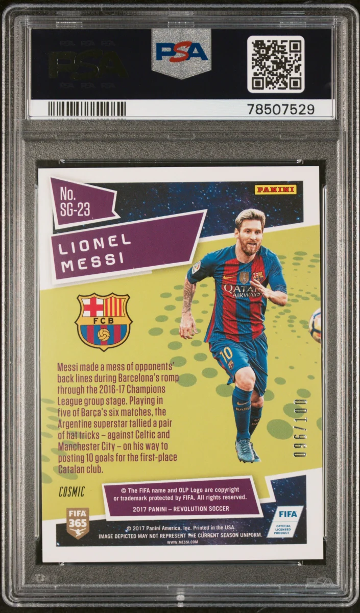 2017 Lionel Messi Revoultion Star Gazing Cosmic back