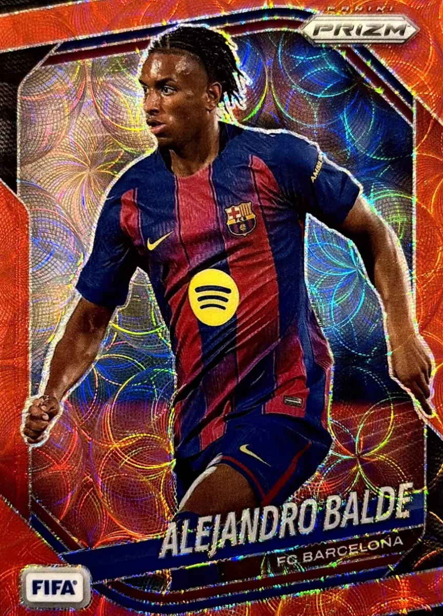 2025 Alejandro Balde Prizm Fifa Red Choice
