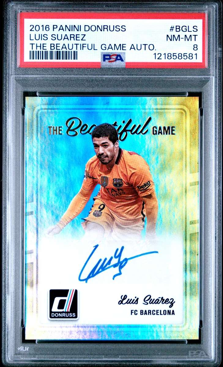 2016 Luis Suarez Donruss The Beautiful Game Auto