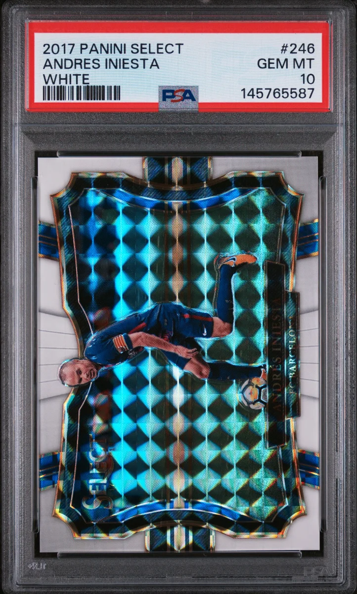 2017 Andres Iniesta Select White Prizm