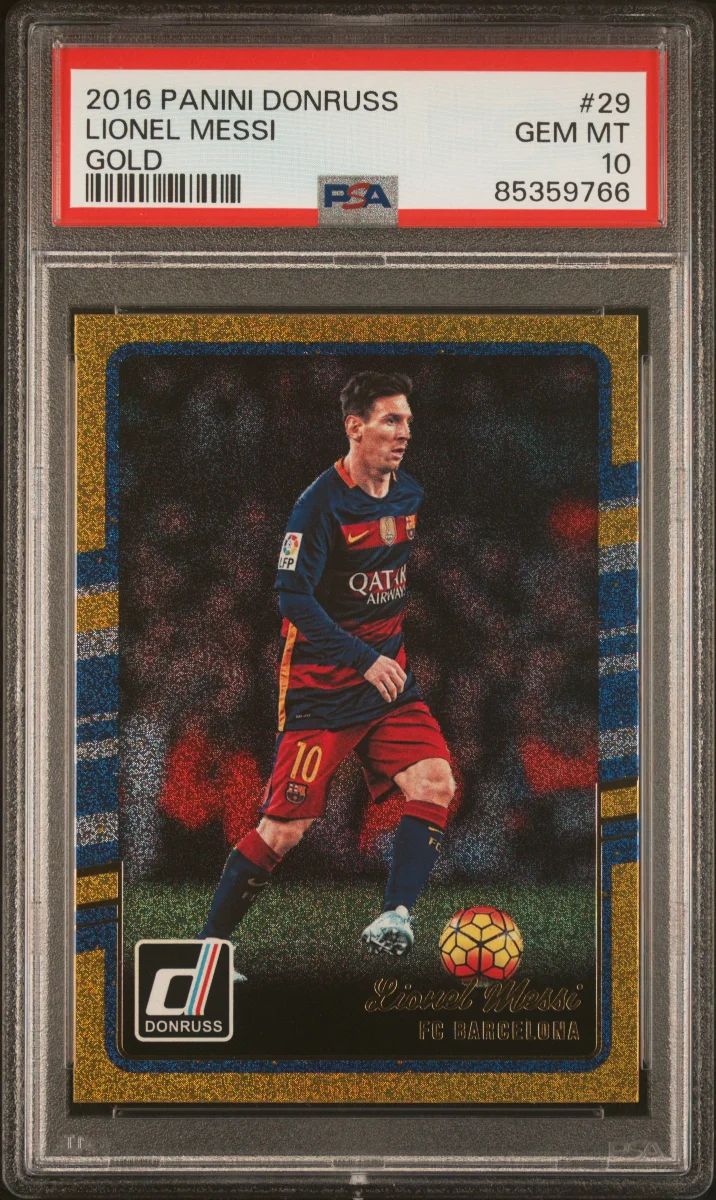 2016 Lionel Messi Donruss Gold