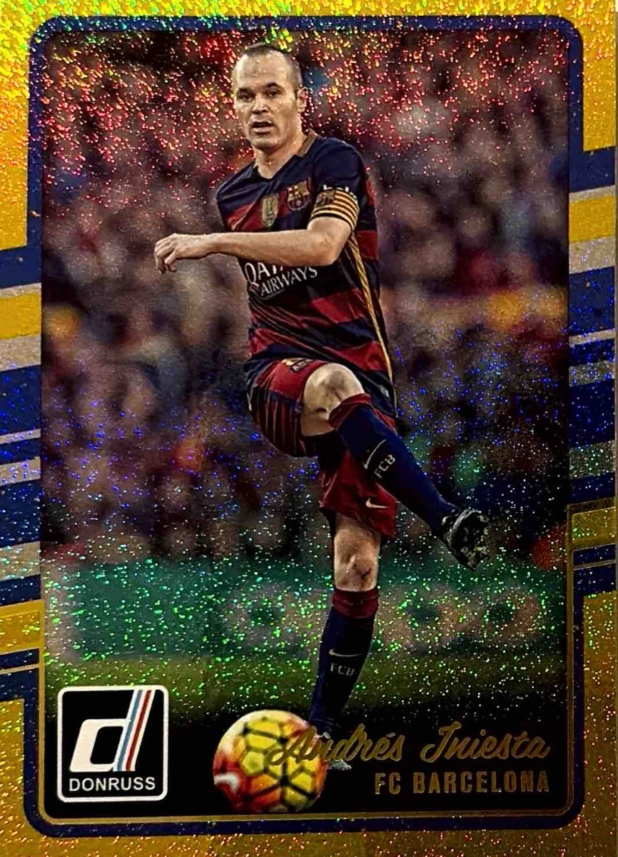 2016 Andres Iniesta Donruss Gold