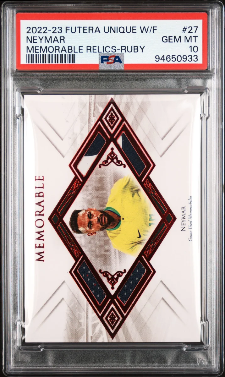 2022-23 Neymar Jr. Futera Unique Memorable Relic