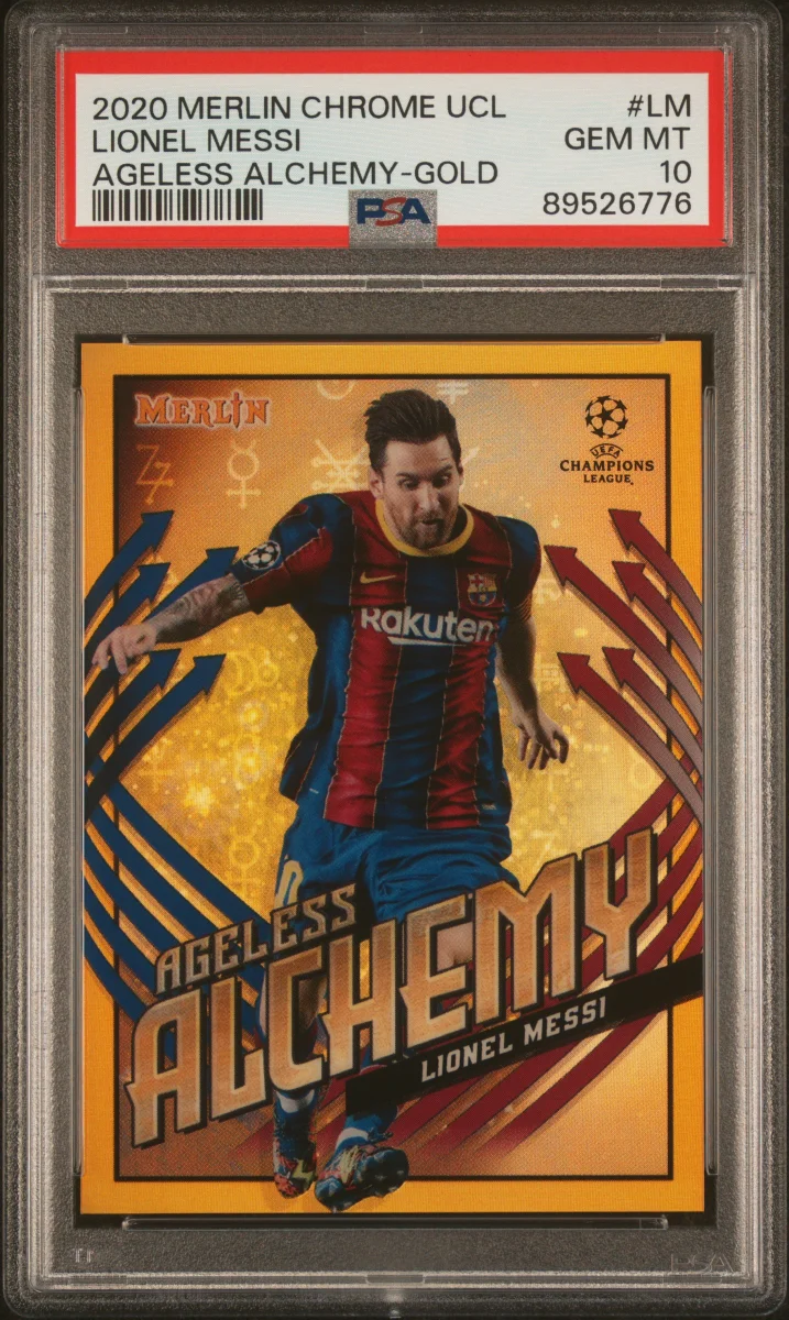2020 Lionel Messi Merlin Ageless Alchemy Gold