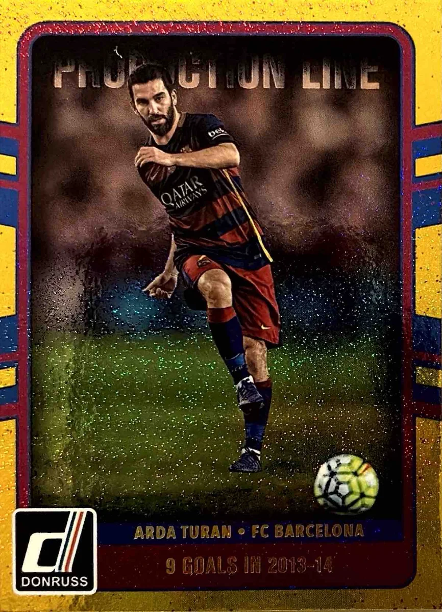 2016 Arda Turan Donruss Production Line Gold