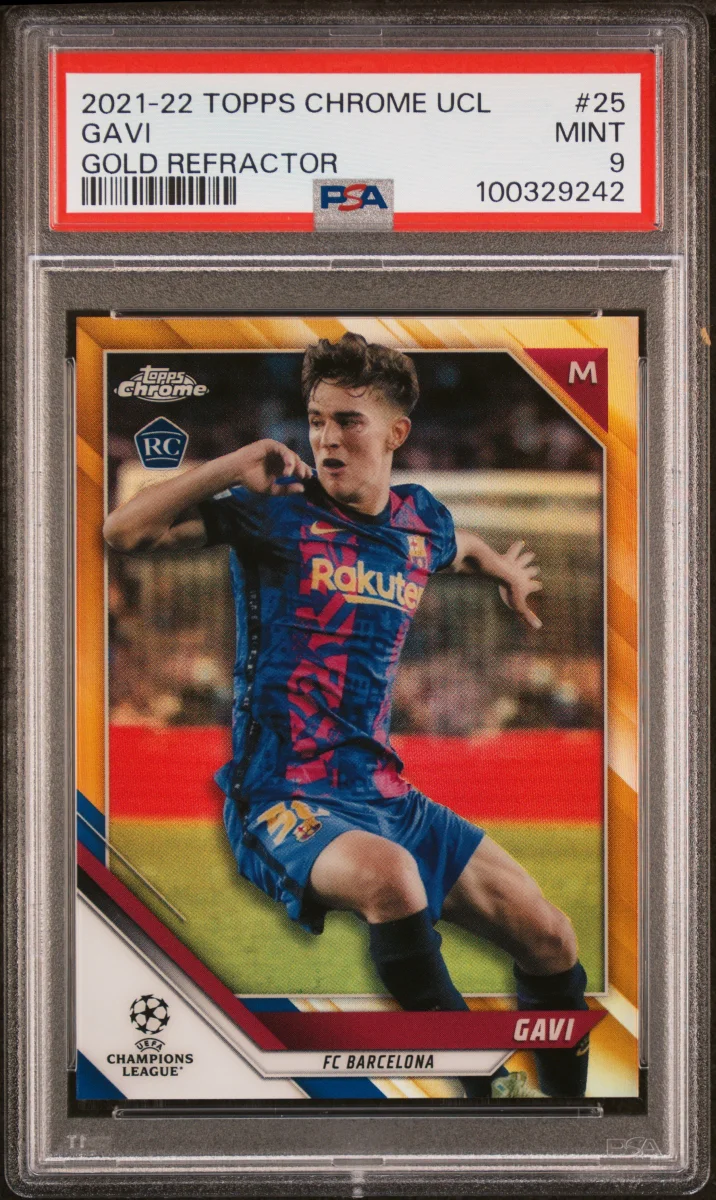 2021-22 Gavi Chrome Gold RC