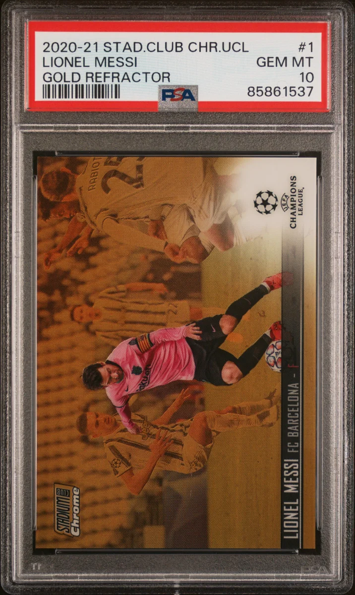 2020 Lionel Messi Stadium Club Gold