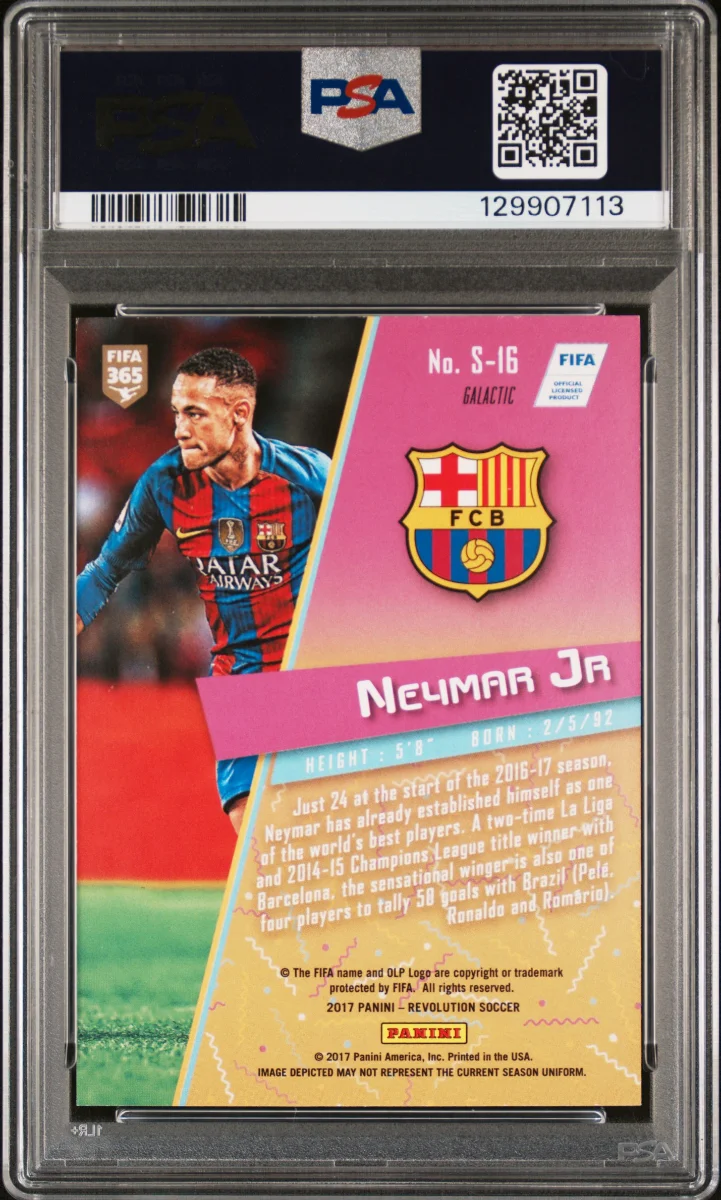 2017 Neymar jr. Revoultion Show Stopper Galactic — back