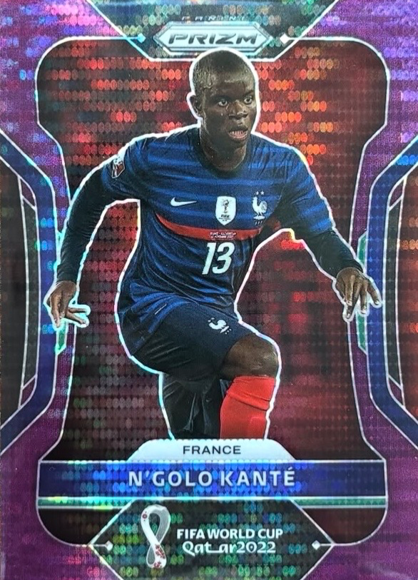 2022 Panini Prizm W/C Qatar N’golo Kanté Purple