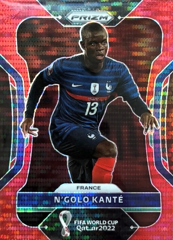 2022 Panini Prizm W/C Qatar N’golo Kanté Red