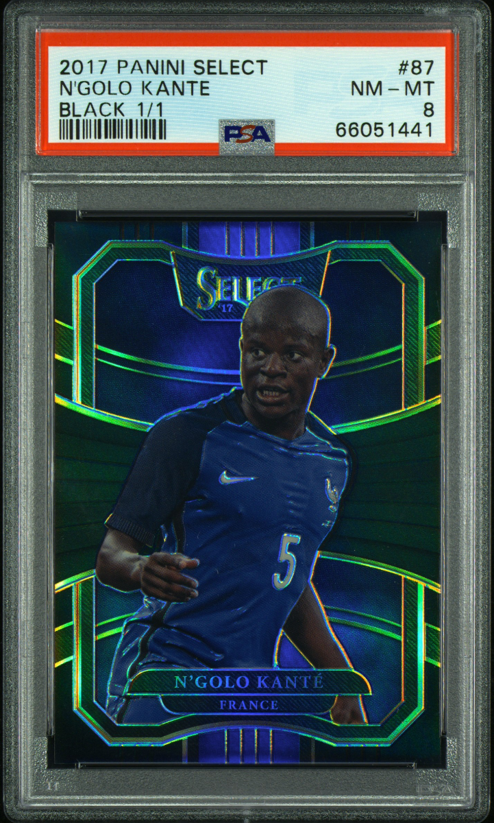 2017 PANINI SELECT N'GOLO KANTE BLACK 1/1