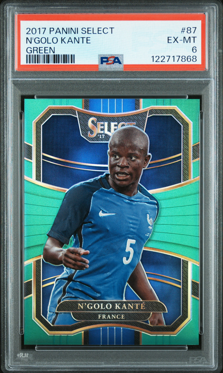2017 PANINI SELECT N'GOLO KANTE GREEN