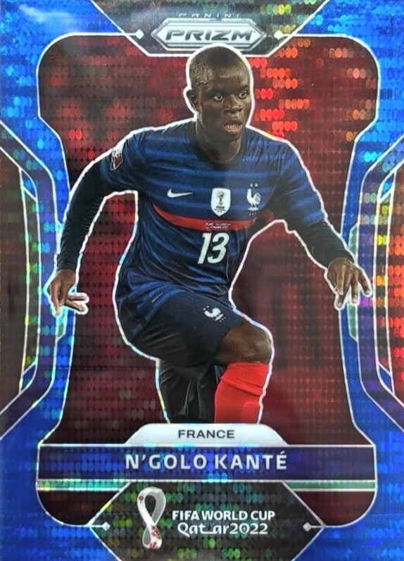 2022 Panini Prizm W/C Qatar N’golo Kanté Blue