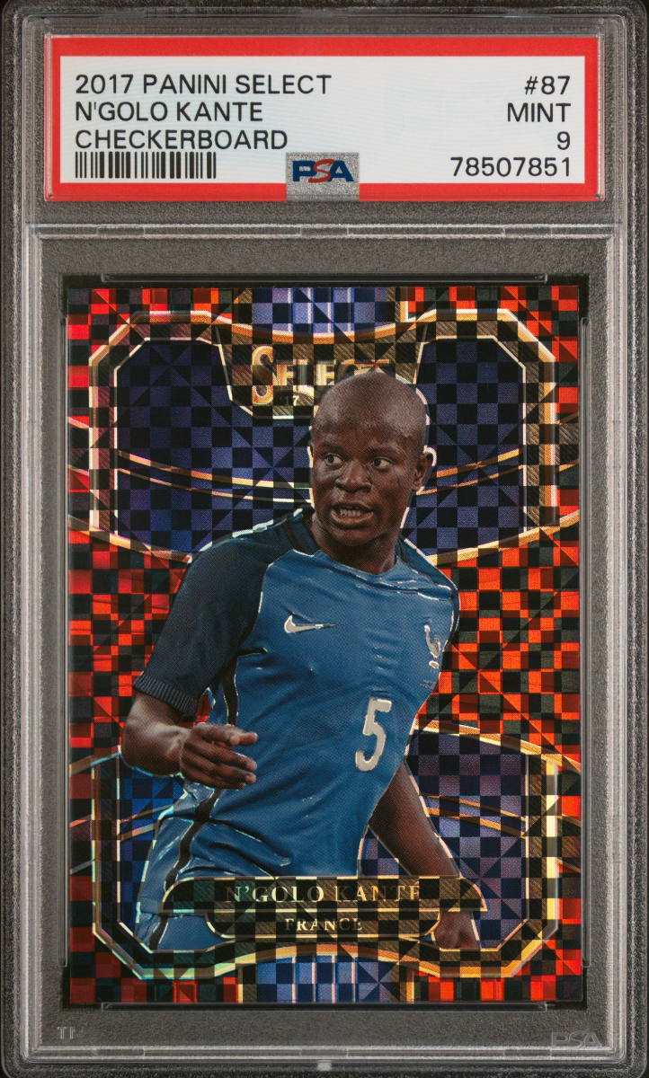 2017 PANINI SELECT N'GOLO KANTE CHECKERBOARD
