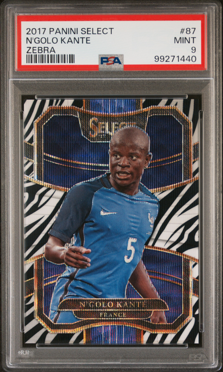 2017 PANINI SELECT N'GOLO KANTE ZEBRA