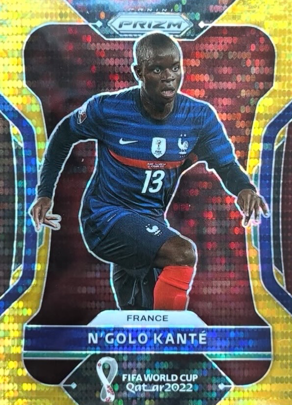 2022 Panini Prizm W/C Qatar N’golo Kanté Gold