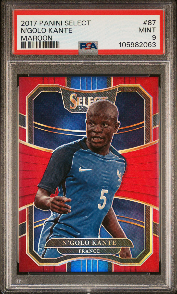 2017 PANINI SELECT N'GOLO KANTE MAROON