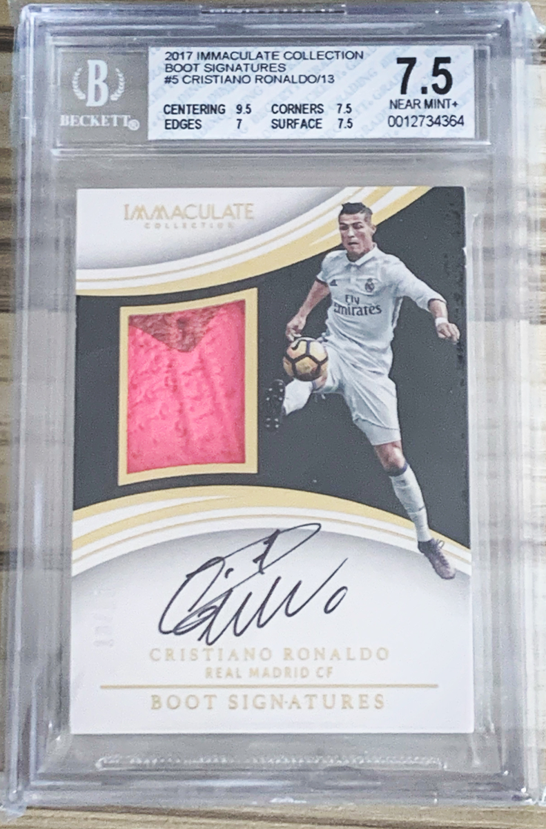 Cristiano Ronaldo 2018 Panini Immaculate