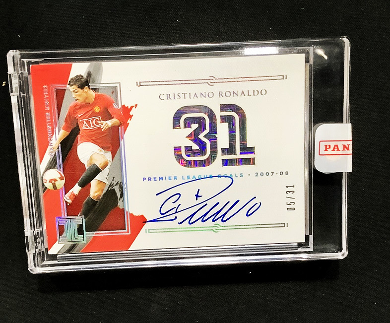 Cristiano Ronaldo 2021 Panini Impeccable back
