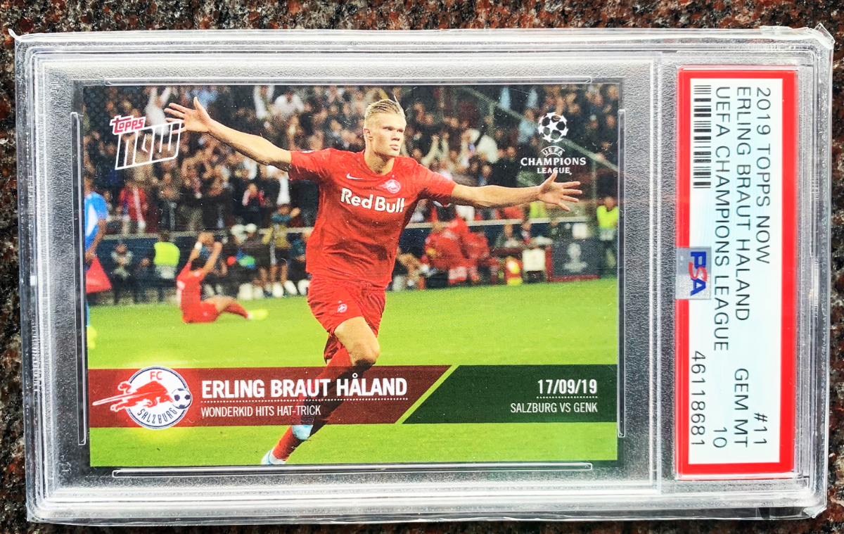 Erling Haaland 2019 Topps Now Rookie