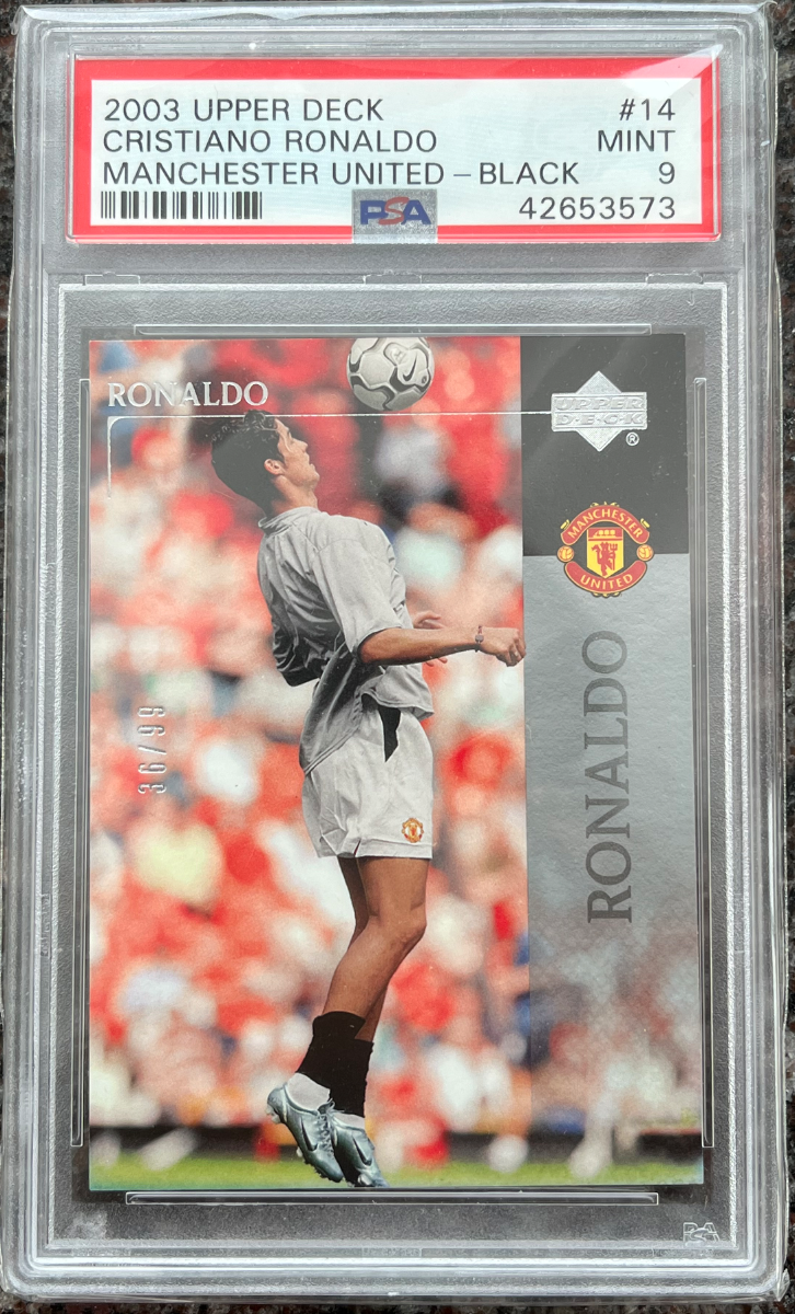 Cristiano Ronaldo 2003 Upper Deck /99 back