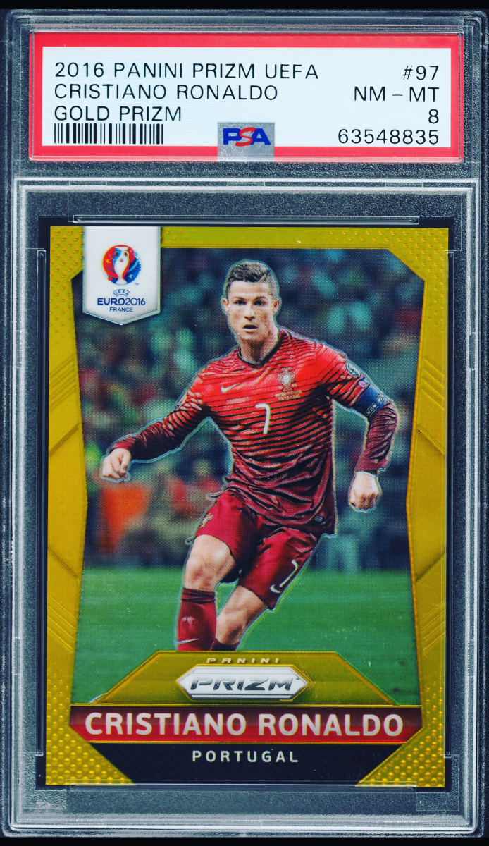 Cristano Ronaldo 2016 Euro Prizm Gold