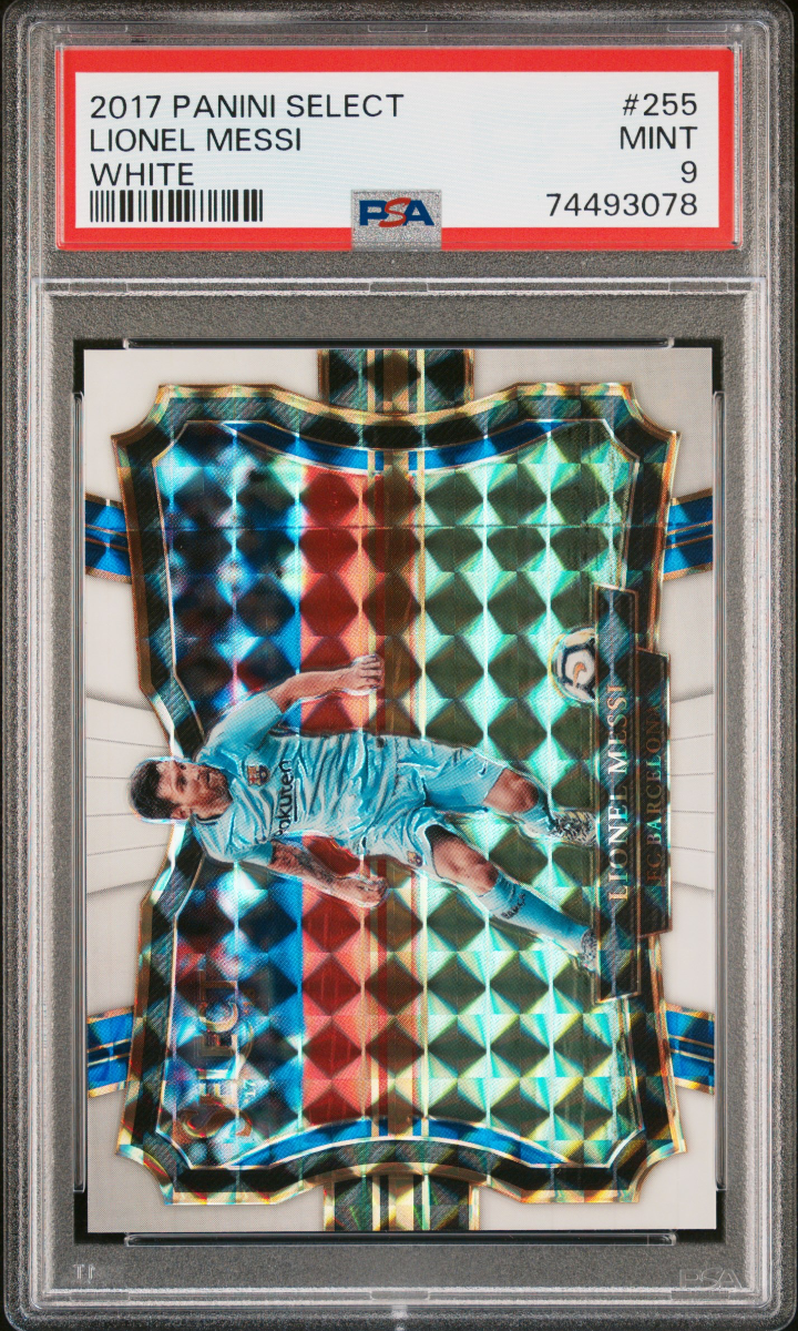 Lionel Messi 2017 Panini Select Field Level White /99