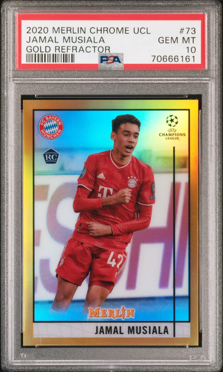 Jamal Musiala - 2020 Topps Merlin Chrome - Gold /50