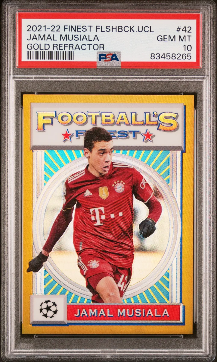 Jamal Musiala - 2021 Topps Finest Flashbacks - Gold /50