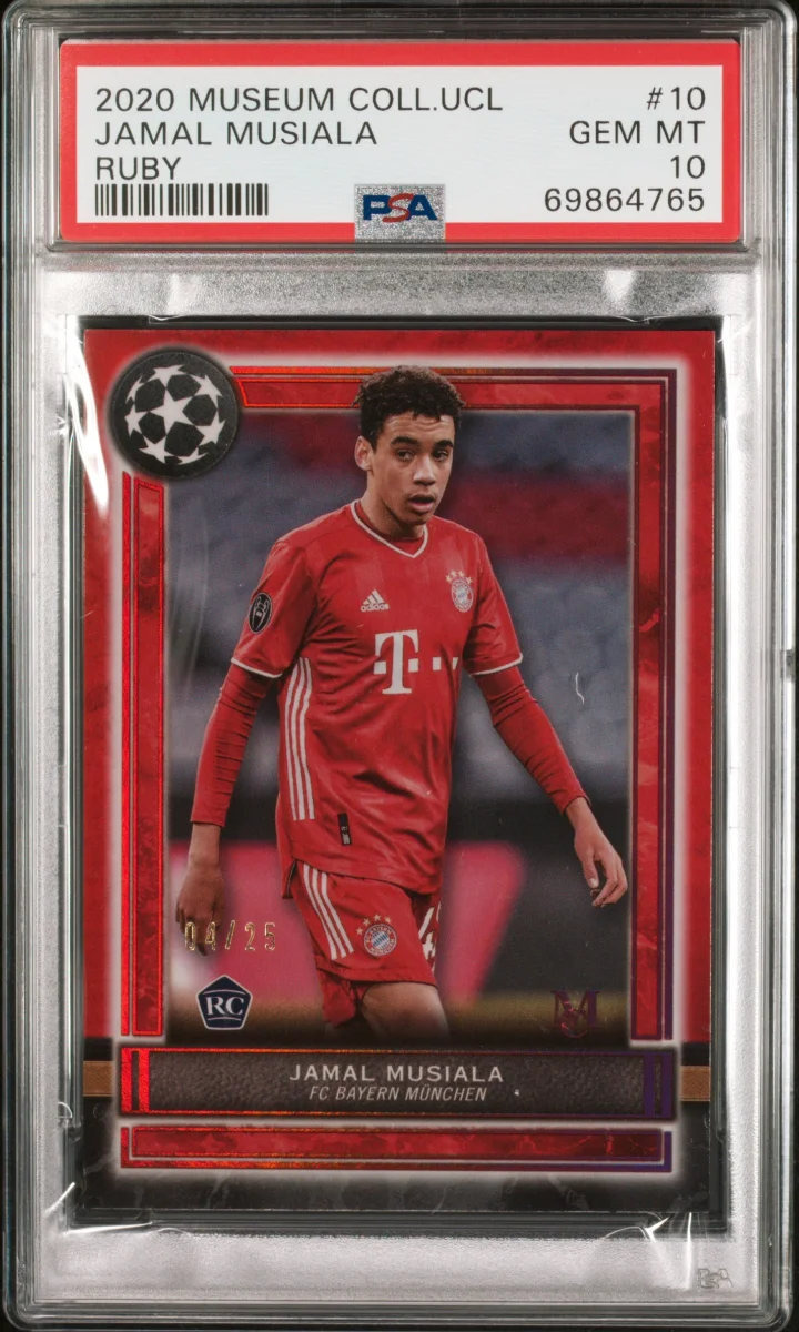 Jamal Musiala - 2020 Topps Museum - Ruby /25