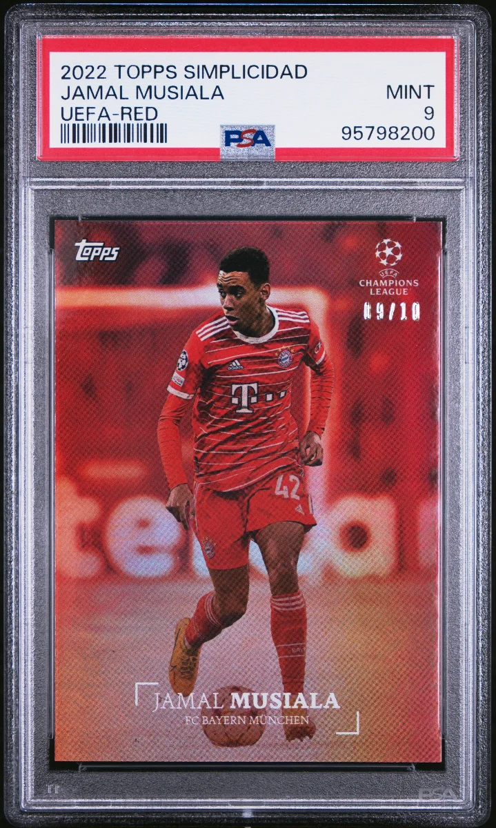 Jamal Musiala - 2022 Topps Simplicidad - Red /10