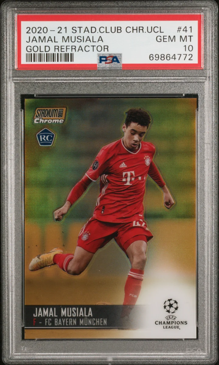Jamal Musiala - 2020 Topps Stadium Club Chrome - Gold /50