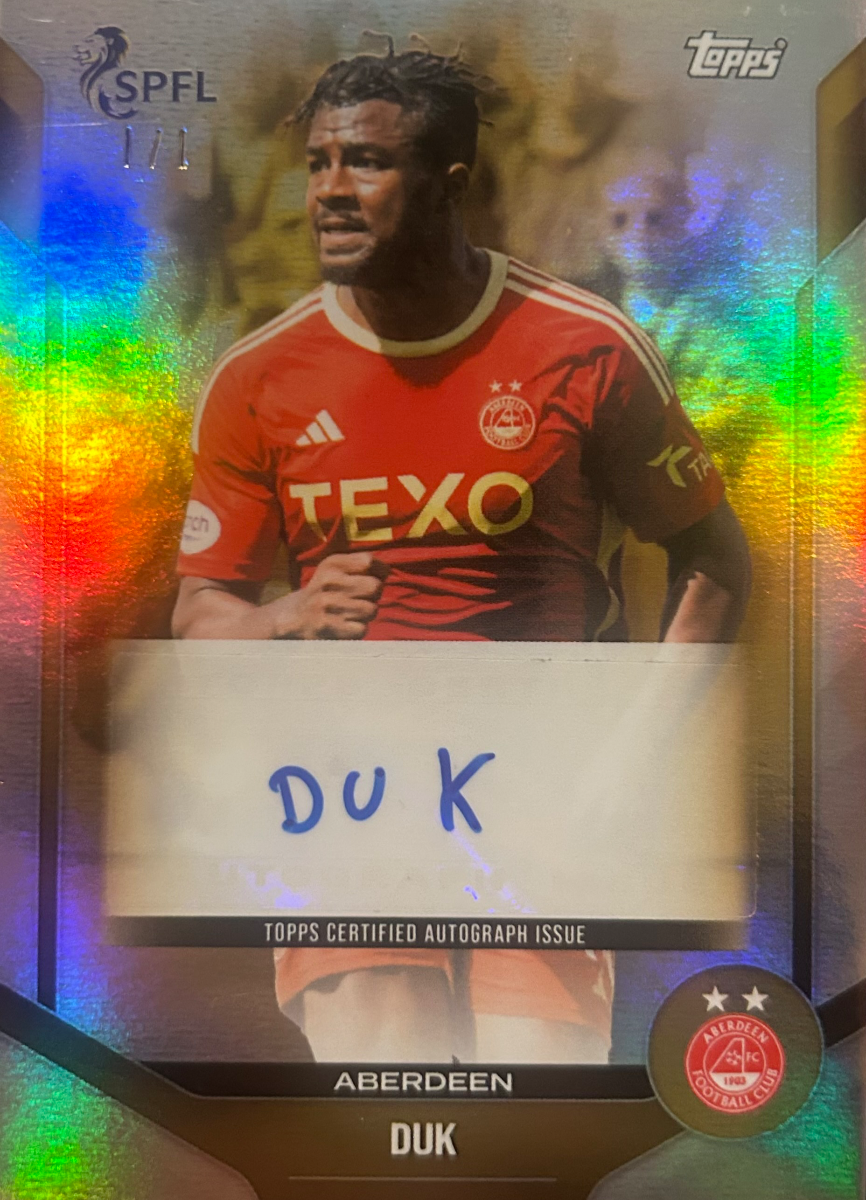 Duk Autograph 1/1 Gold