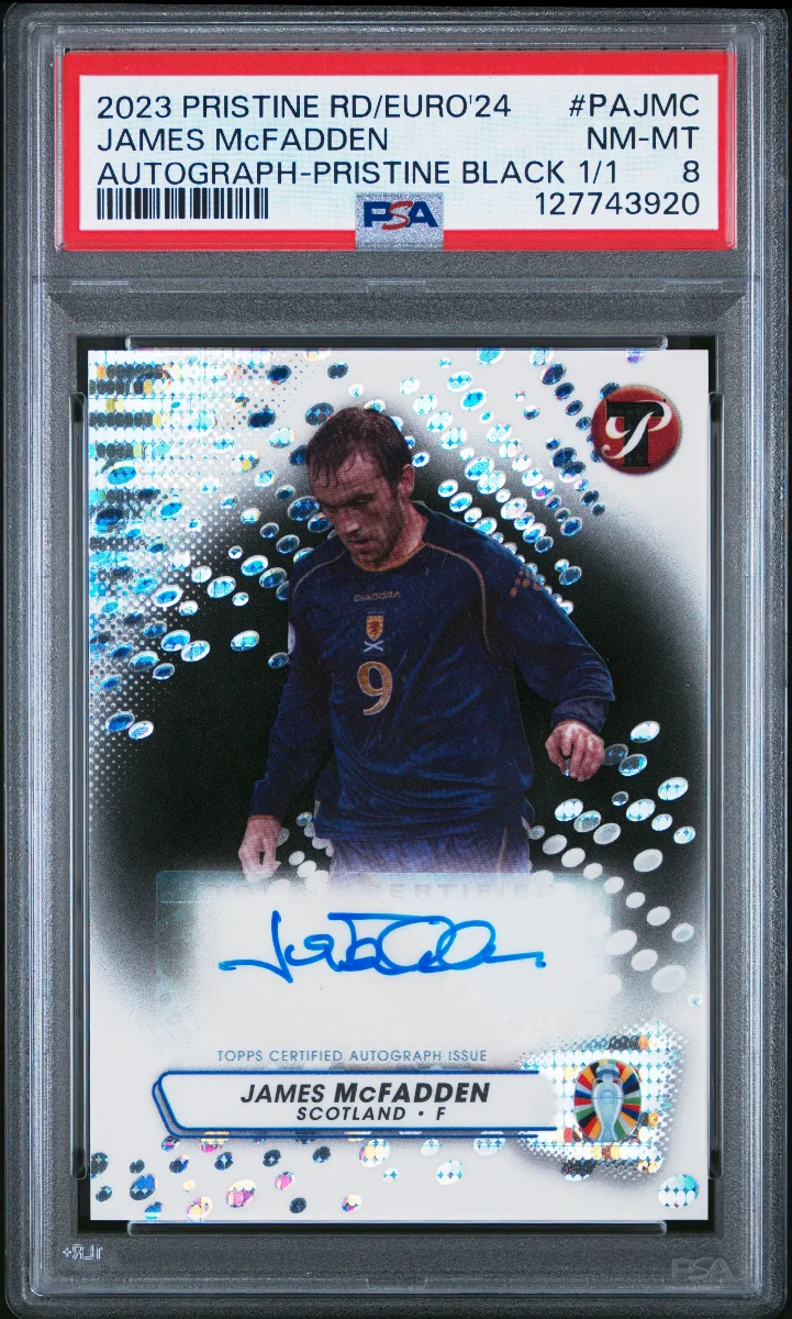 James McFadden Autograph 1/1 Black Pristine