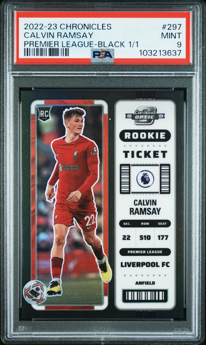 Calvin Ramsay Rookie Ticket Black 1/1